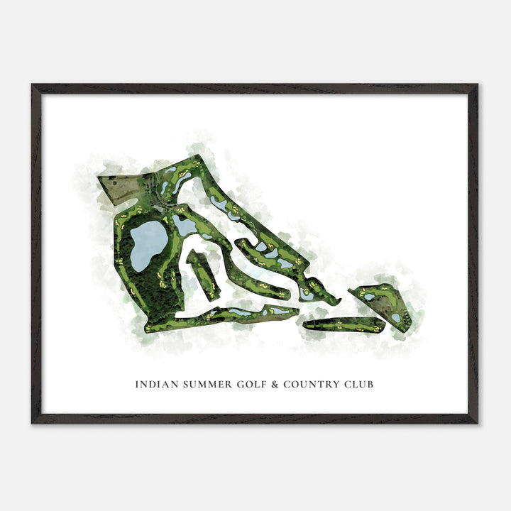 Print of Indian Summer Golf &amp; Country Club Classic Map
