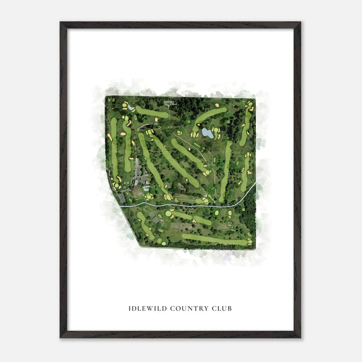 Print of Idlewild Country Club Classic Map