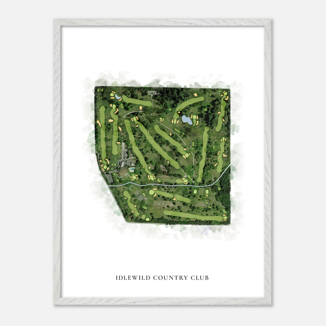 Print of Idlewild Country Club Classic Map