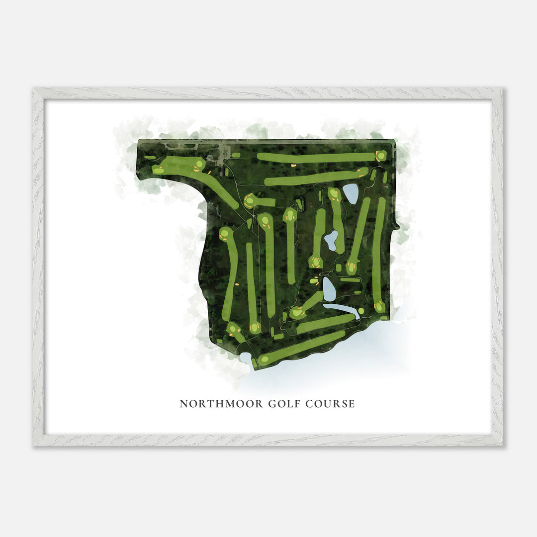 Print of Northmoor Golf Course Classic Map