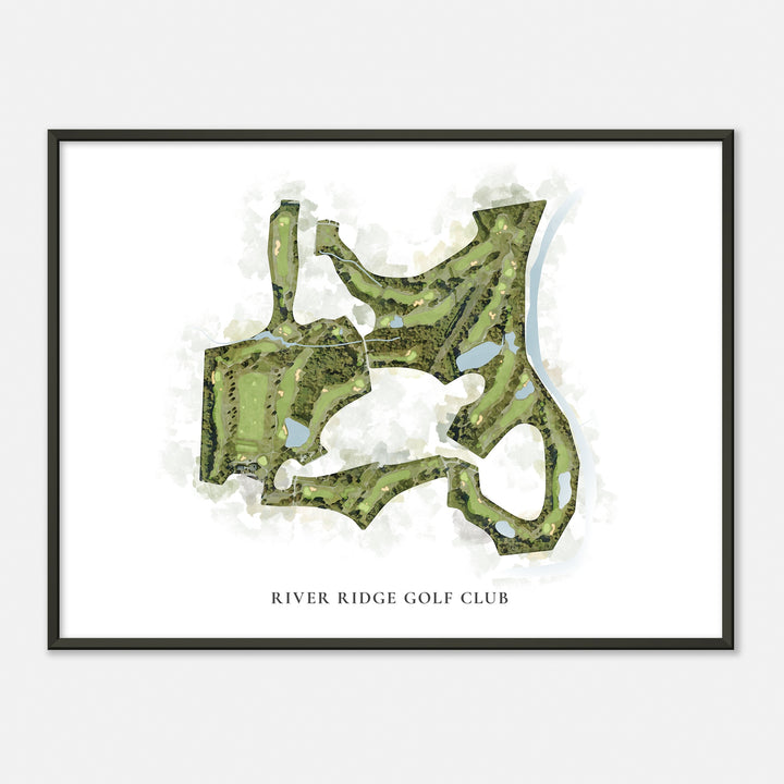 Print of River Ridge Golf Club Classic Map