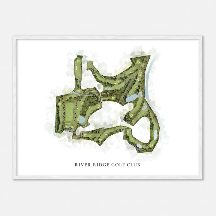 Print of River Ridge Golf Club Classic Map