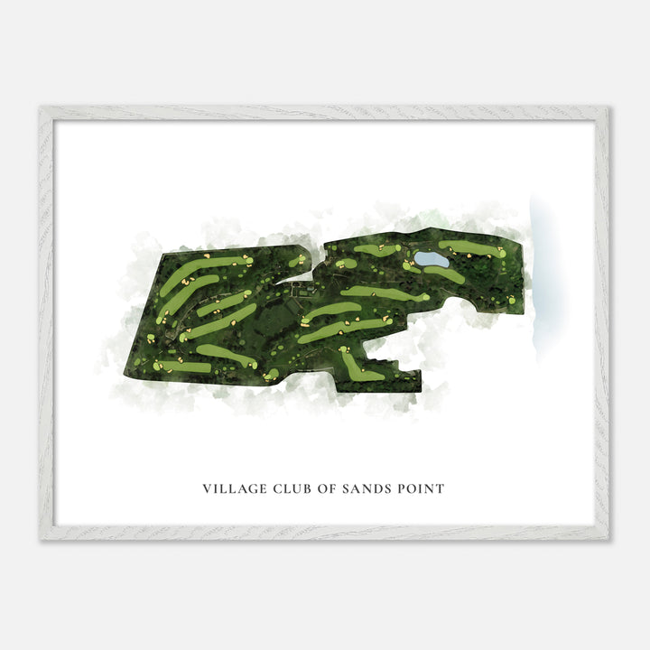 Print of Village Club Of Sands Point Classic Map