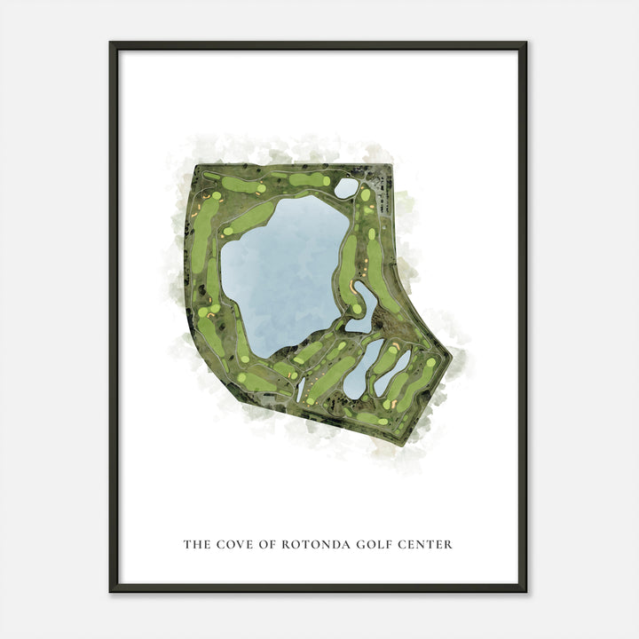 Print of The Cove Of Rotonda Golf Center Classic Map