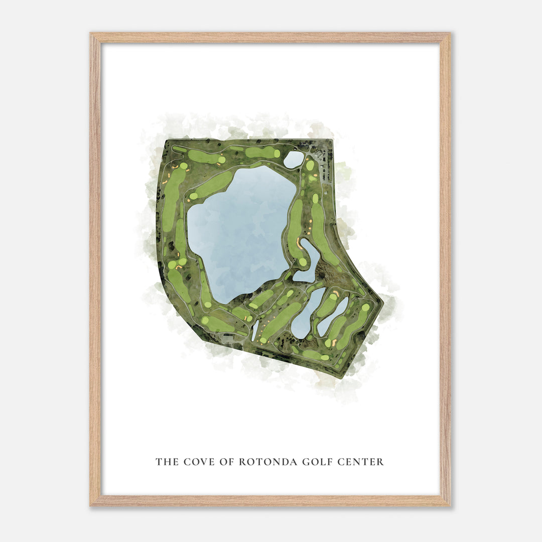 Print of The Cove Of Rotonda Golf Center Classic Map