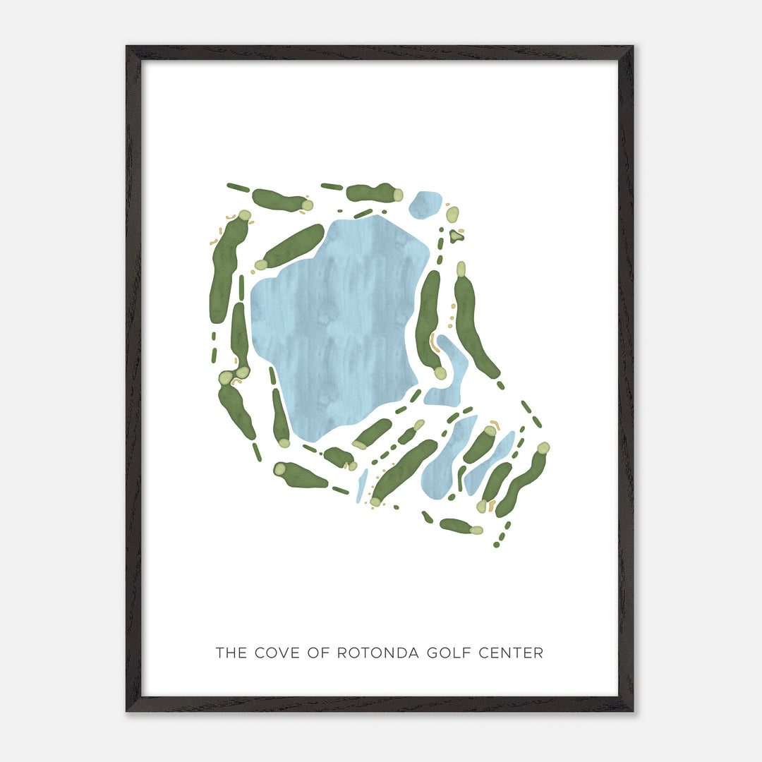 Print of The Cove Of Rotonda Golf Center Modern Map