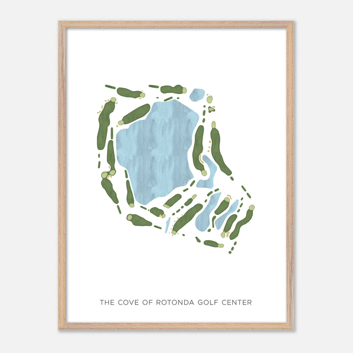 Print of The Cove Of Rotonda Golf Center Modern Map