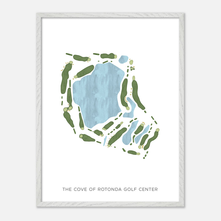 Print of The Cove Of Rotonda Golf Center Modern Map