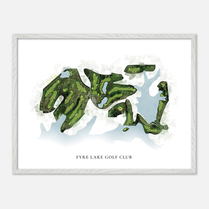 Print of Fyre Lake Golf Club Classic Map