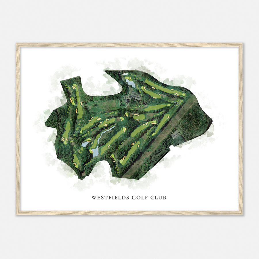 Print of Westfields Golf Club Classic Map