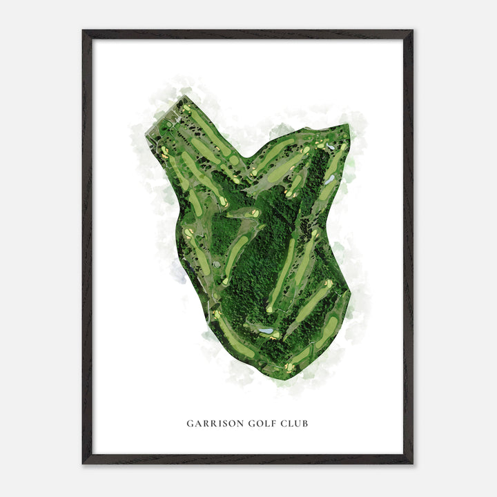 Print of Garrison Golf Club Classic Map