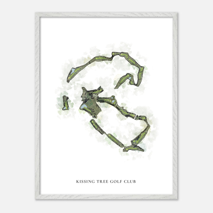 Print of Kissing Tree Golf Club Classic Map