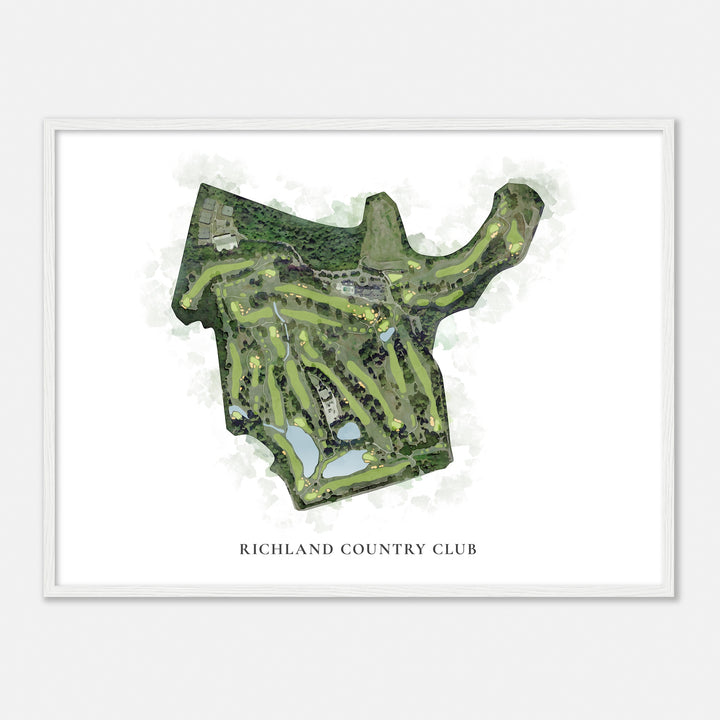 Print of Richland Country Club Classic Map