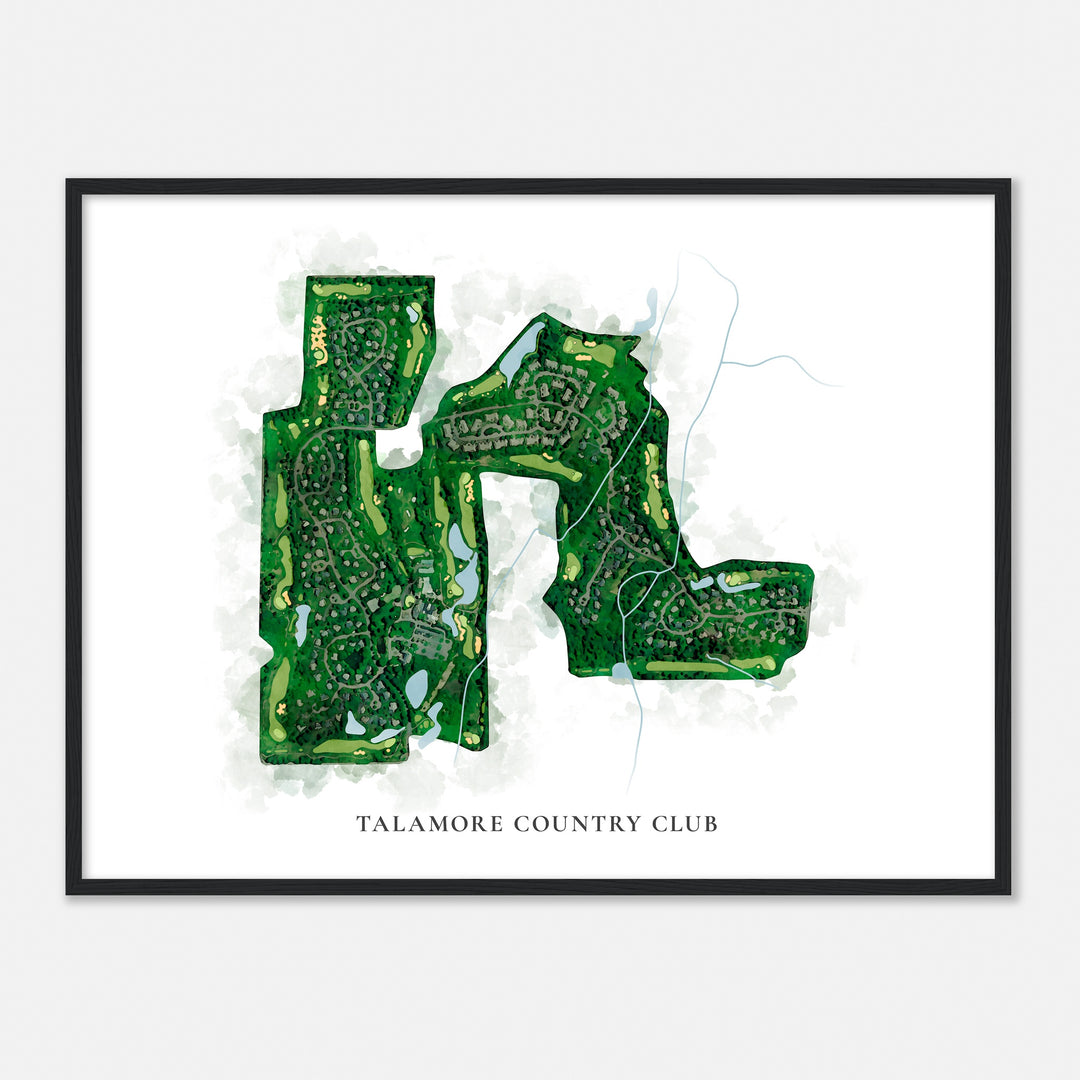 Print of Talamore Country Club Classic Map