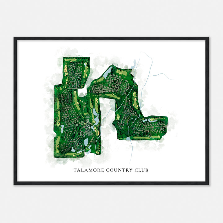 Print of Talamore Country Club Classic Map