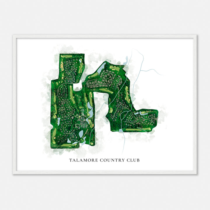 Print of Talamore Country Club Classic Map