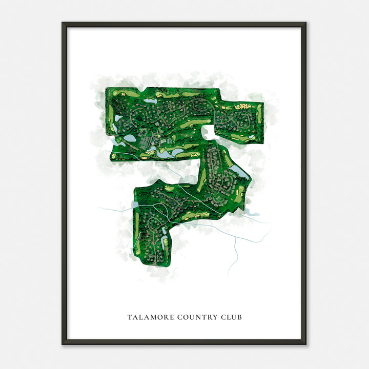 Print of Talamore Country Club Classic Map