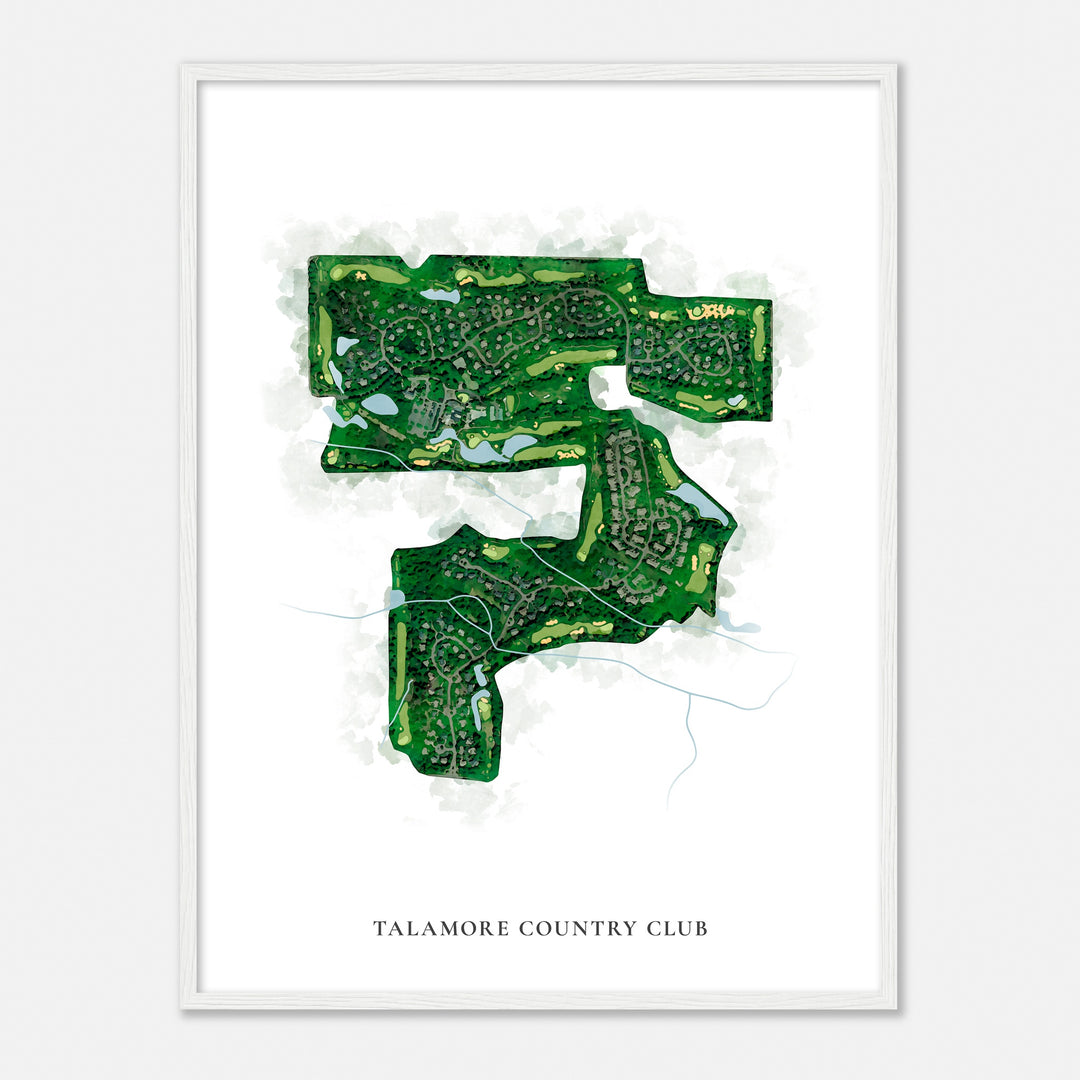 Print of Talamore Country Club Classic Map
