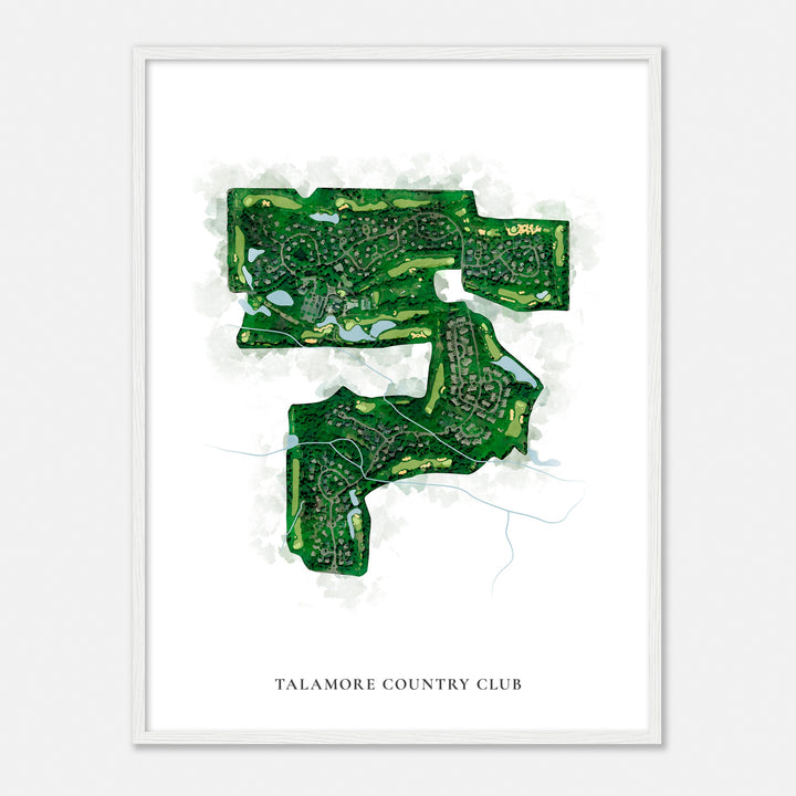 Print of Talamore Country Club Classic Map