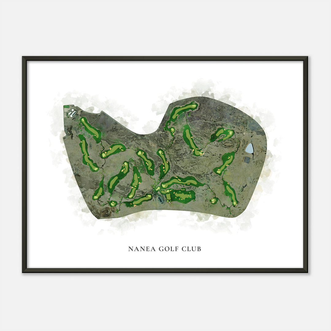 Print of Nanea Golf Club Classic Map