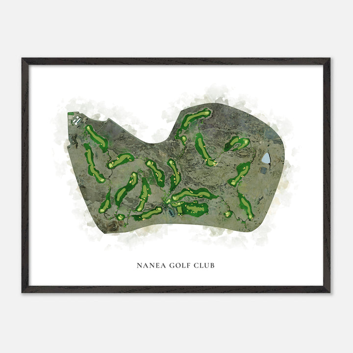 Print of Nanea Golf Club Classic Map