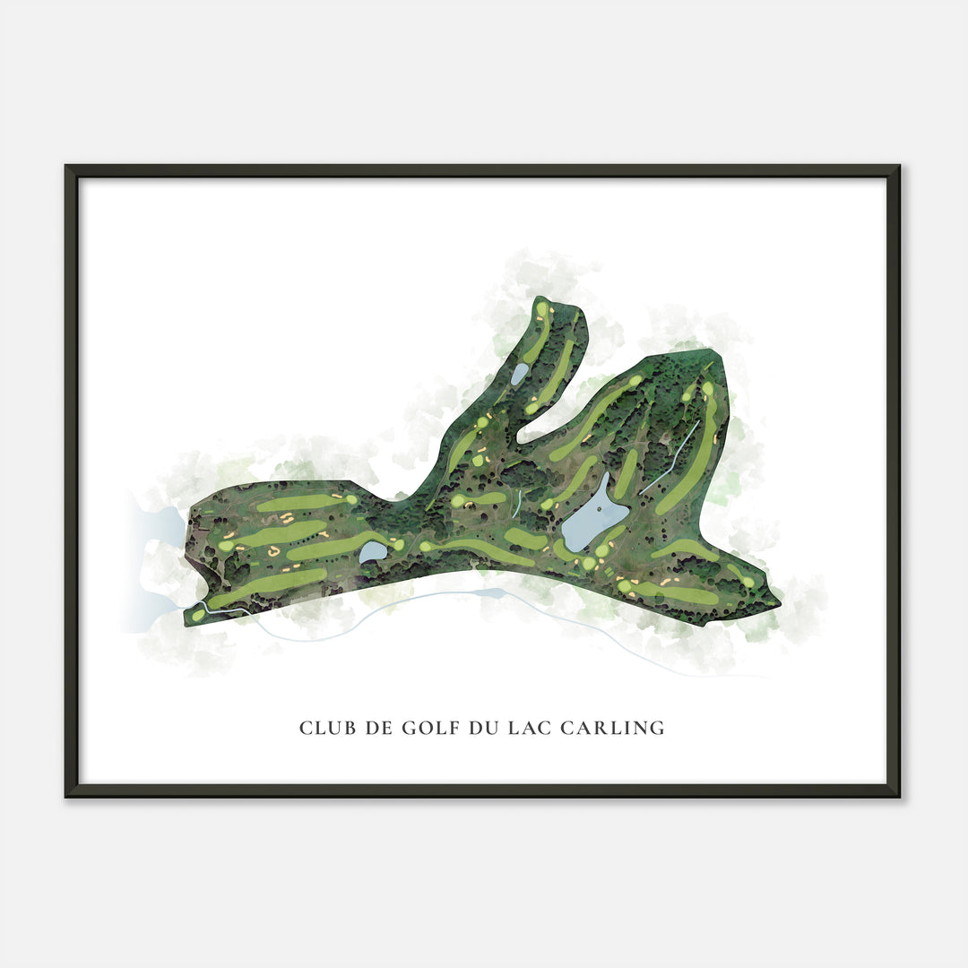 Print of Club De Golf Du Lac Carling Classic Map