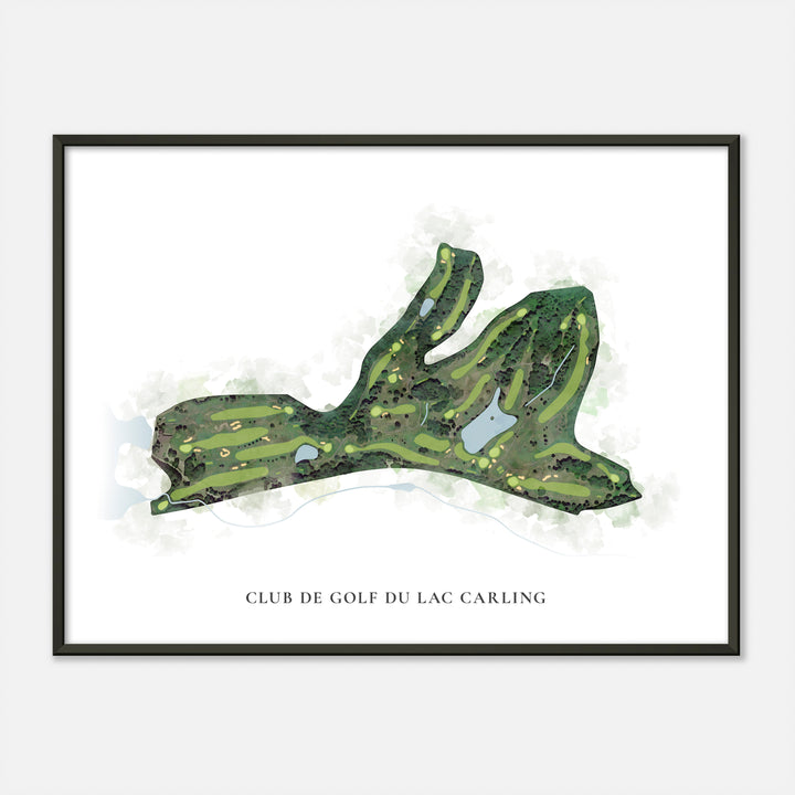 Print of Club De Golf Du Lac Carling Classic Map