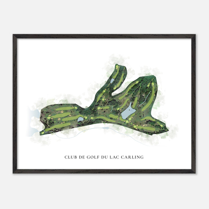 Print of Club De Golf Du Lac Carling Classic Map