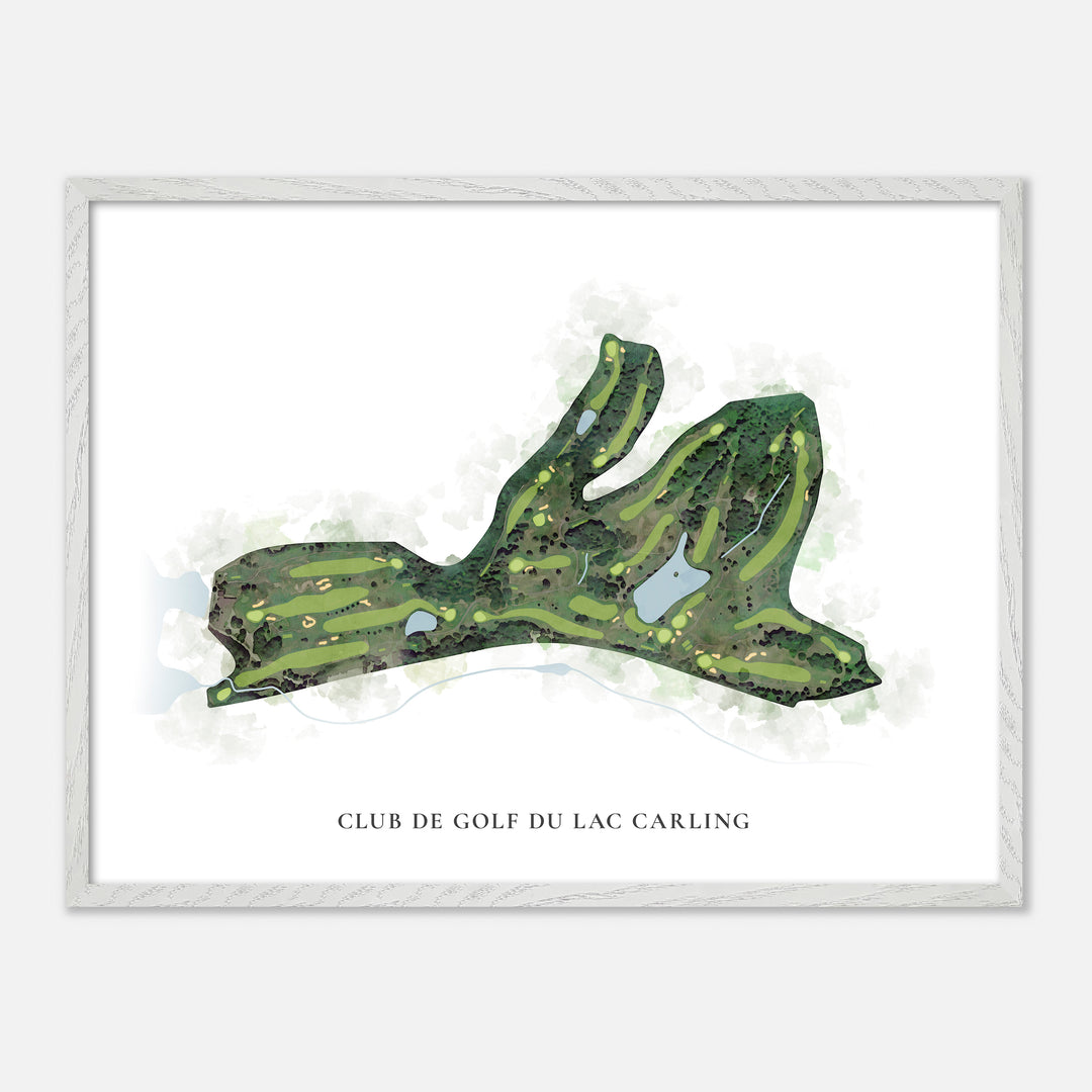 Print of Club De Golf Du Lac Carling Classic Map