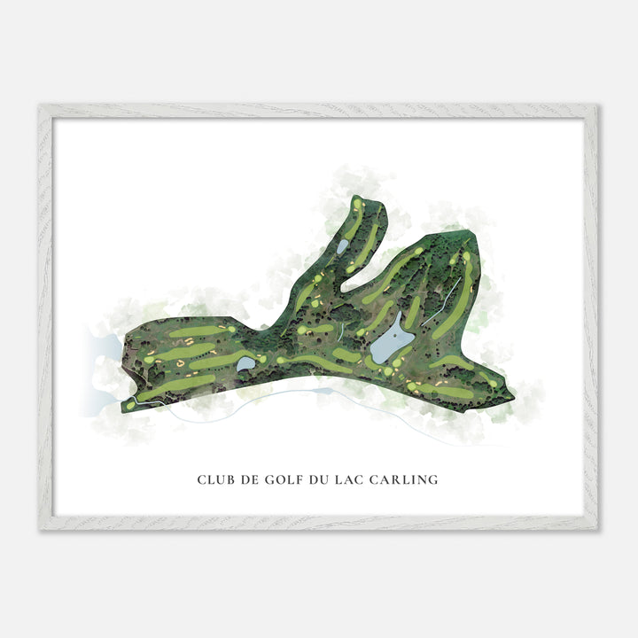 Print of Club De Golf Du Lac Carling Classic Map