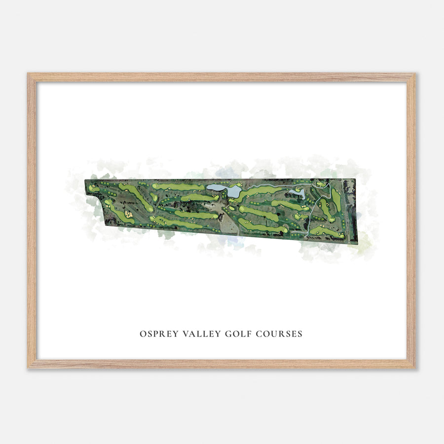 Print of Osprey Valley Golf Courses Classic Map