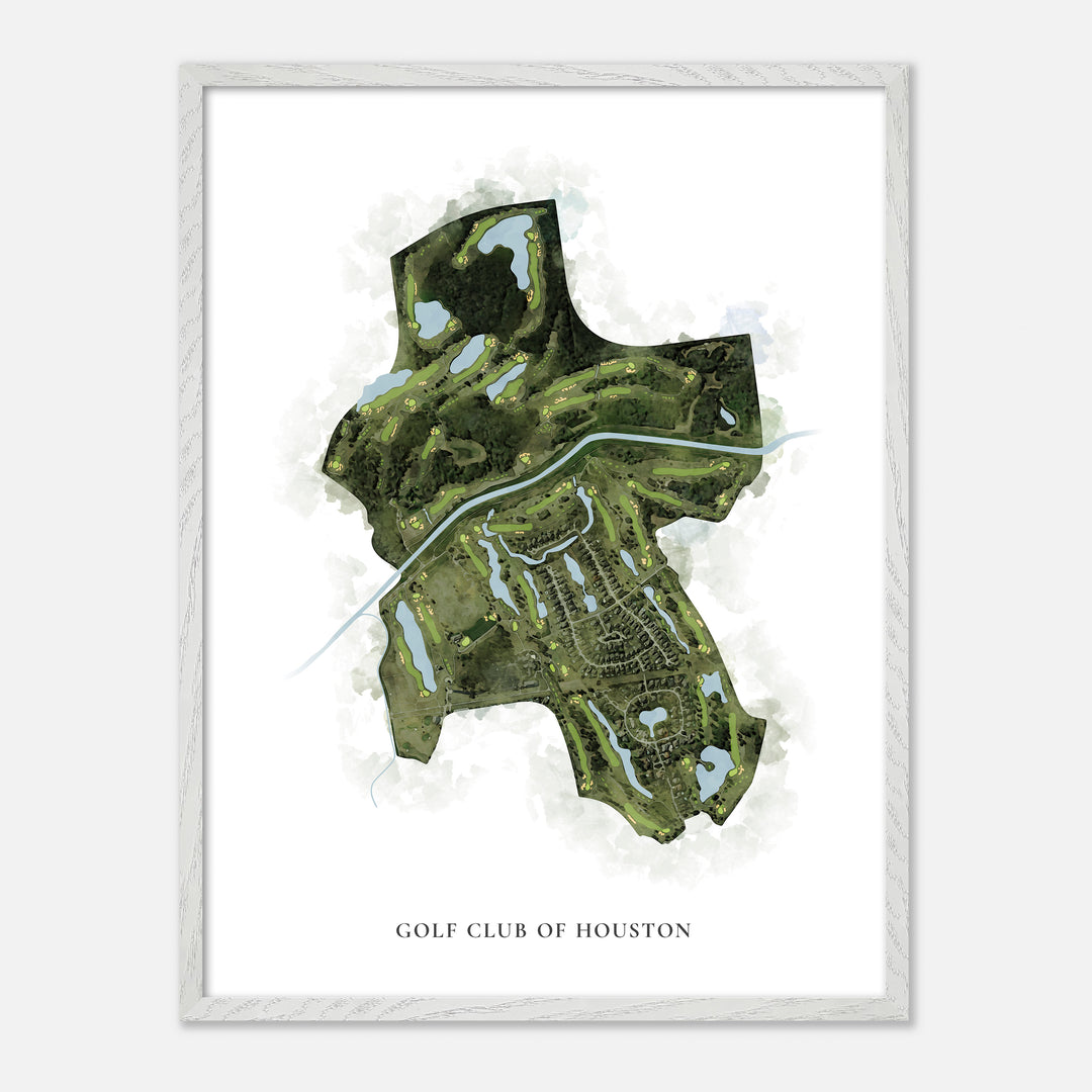 Print of Golf Club Of Houston Classic Map