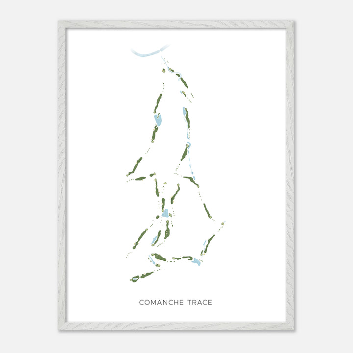 Print of Comanche Trace Modern Map