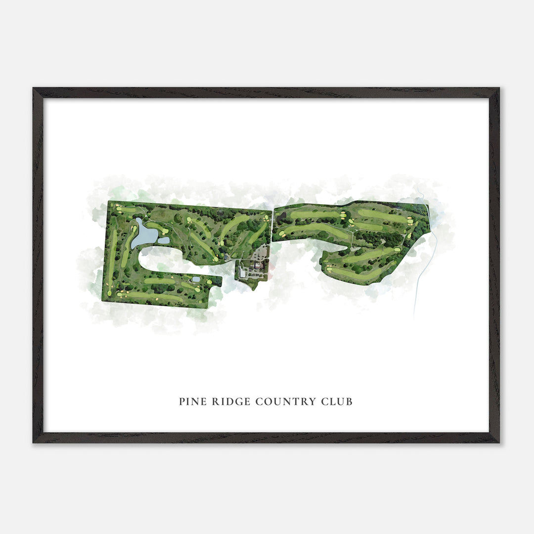 Print of Pine Ridge Country Club Classic Map
