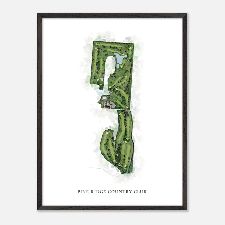 Print of Pine Ridge Country Club Classic Map