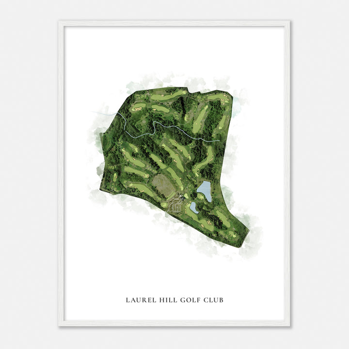 Print of Laurel Hill Golf Club Classic Map