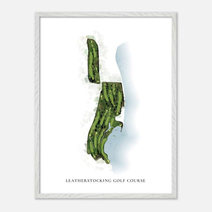 Print of Leatherstocking Golf Course Classic Map
