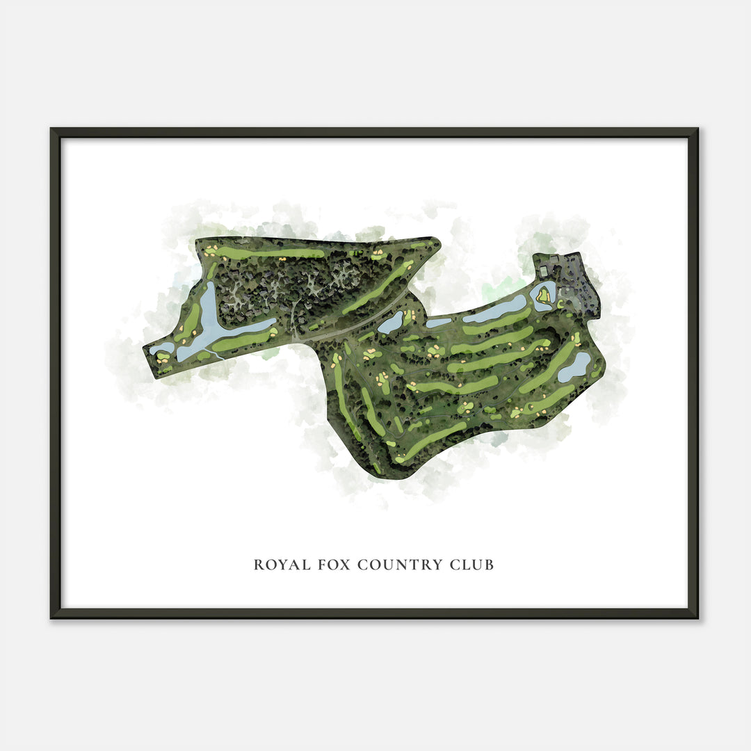 Print of Royal Fox Country Club Classic Map