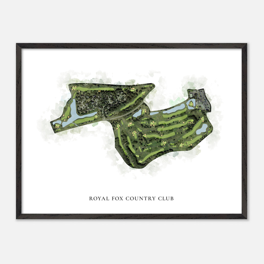 Print of Royal Fox Country Club Classic Map