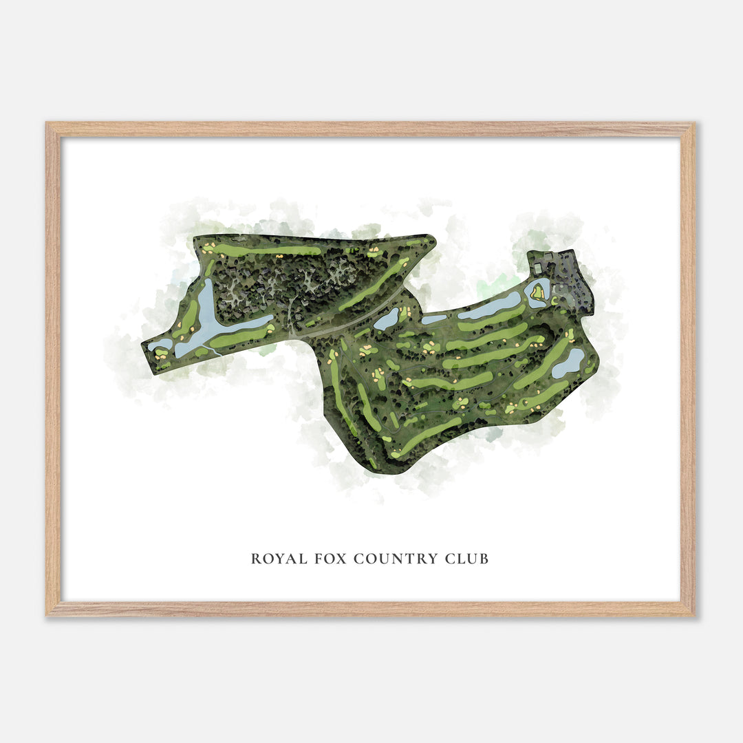 Print of Royal Fox Country Club Classic Map