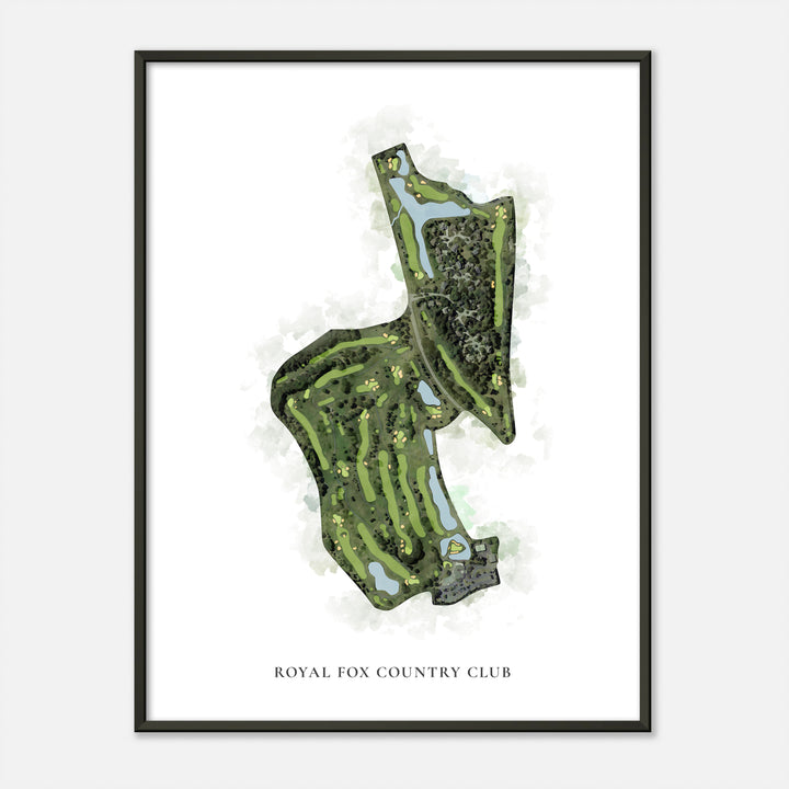Print of Royal Fox Country Club Classic Map