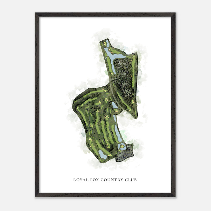 Print of Royal Fox Country Club Classic Map