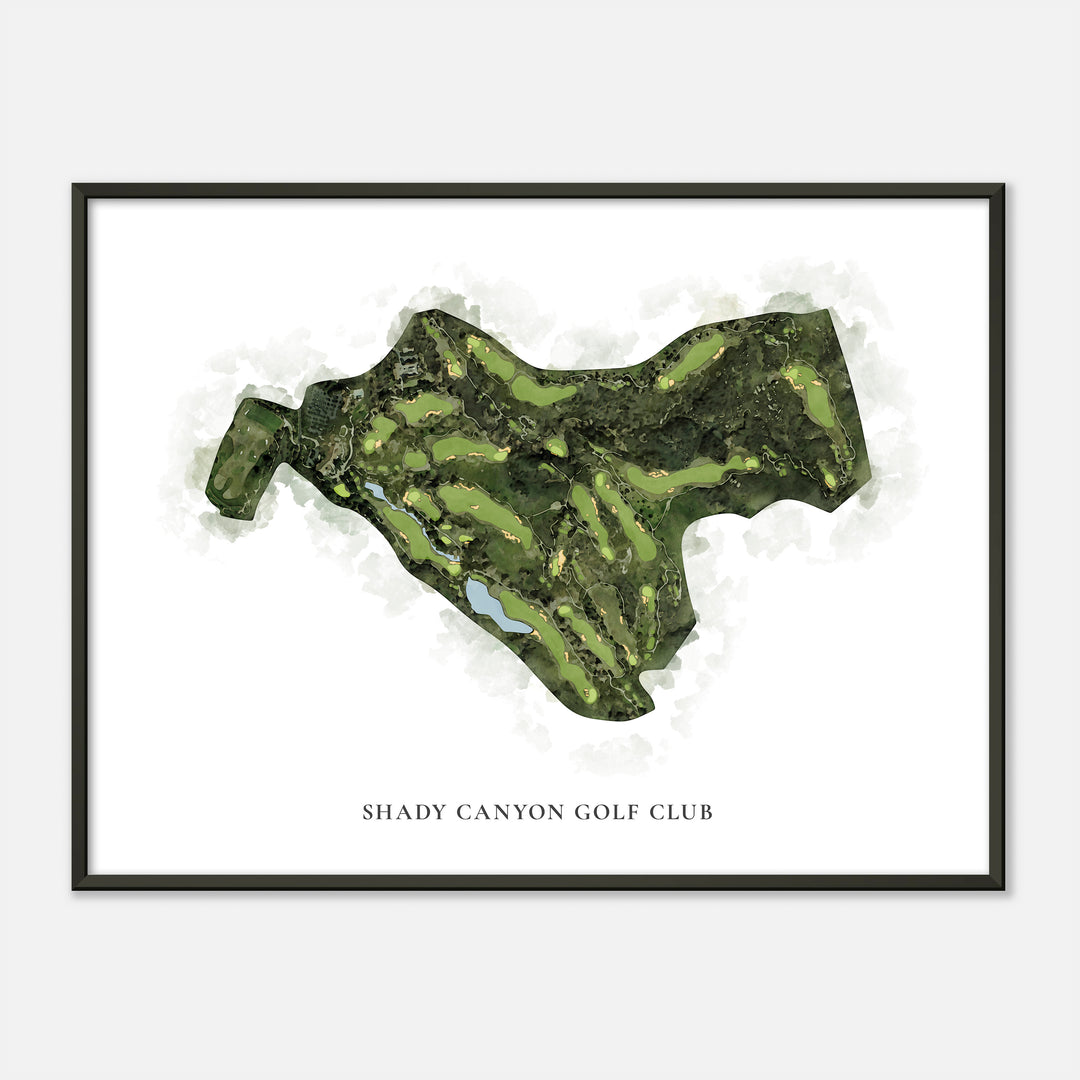 Print of Shady Canyon Golf Club Classic Map