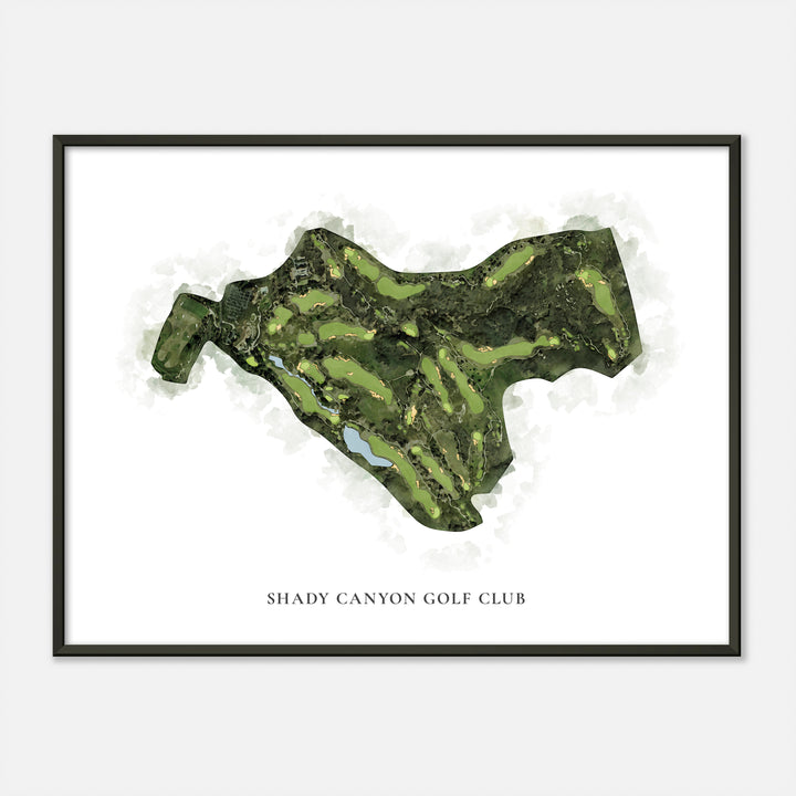 Print of Shady Canyon Golf Club Classic Map