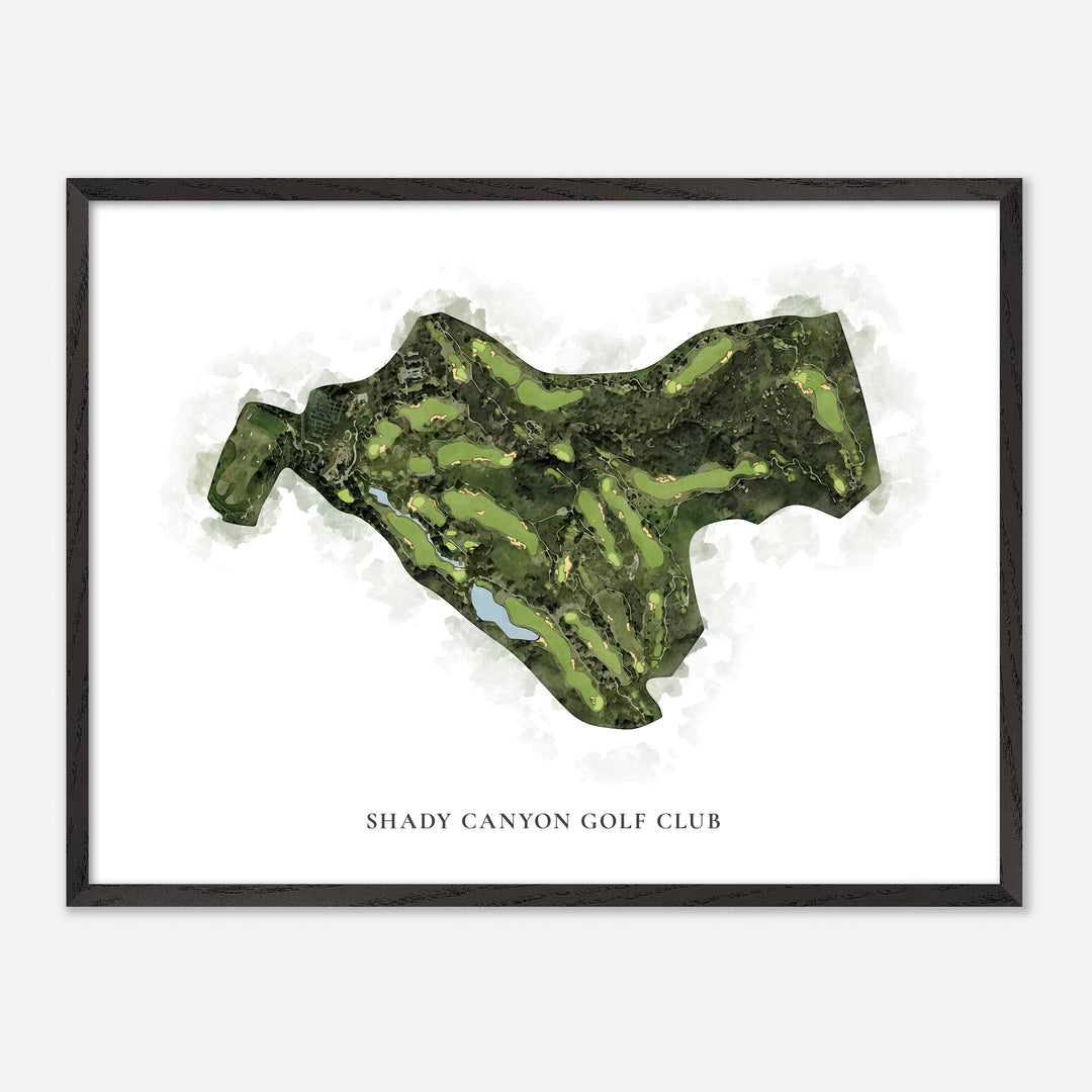 Print of Shady Canyon Golf Club Classic Map