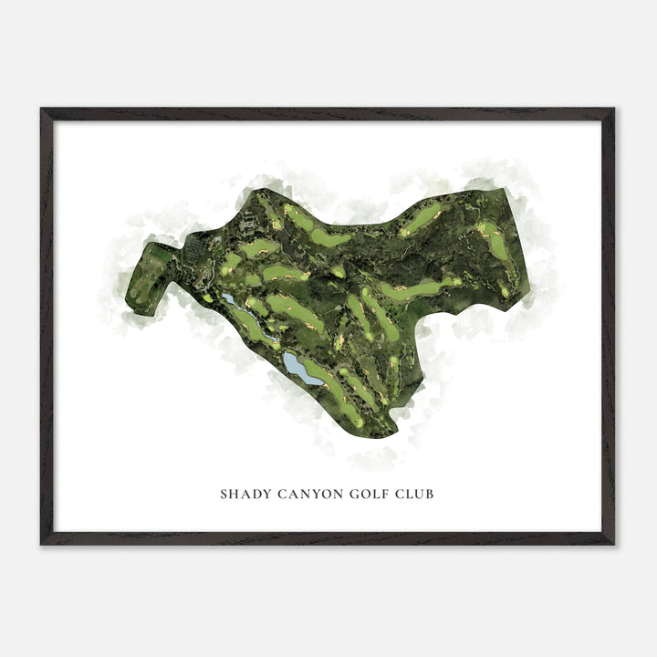 Print of Shady Canyon Golf Club Classic Map