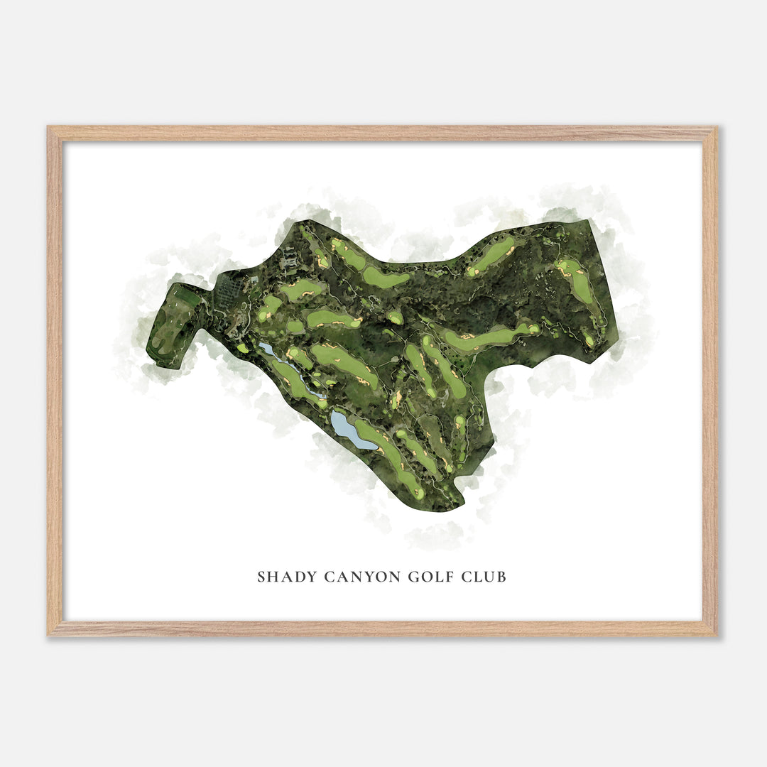 Print of Shady Canyon Golf Club Classic Map