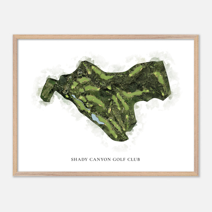 Print of Shady Canyon Golf Club Classic Map