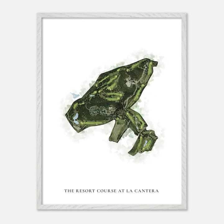 Print of The Resort Course At La Cantera Classic Map