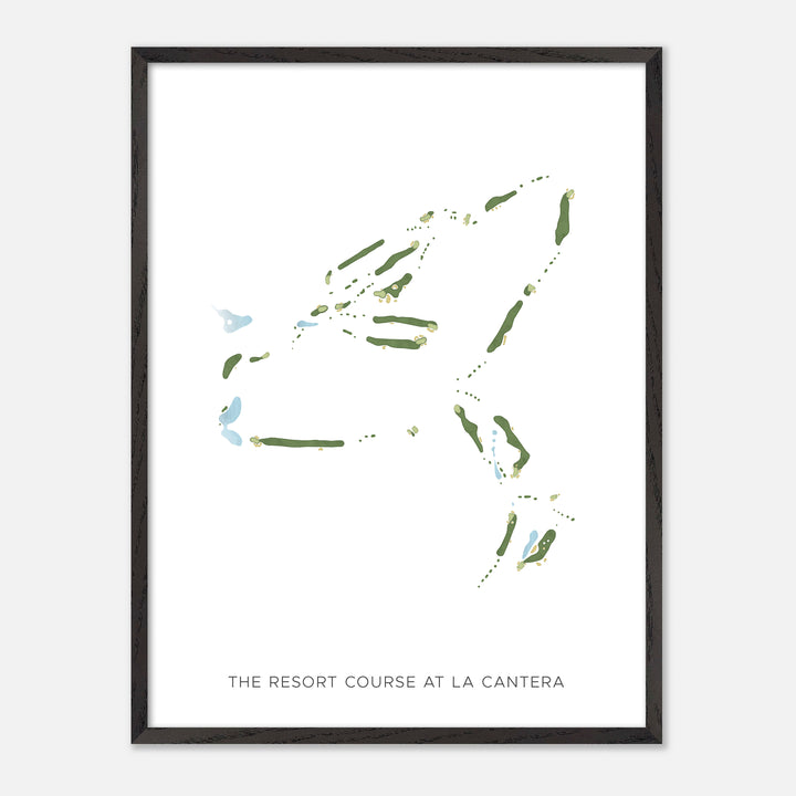 Print of The Resort Course At La Cantera Modern Map